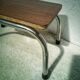 Vintage foot rest in formica