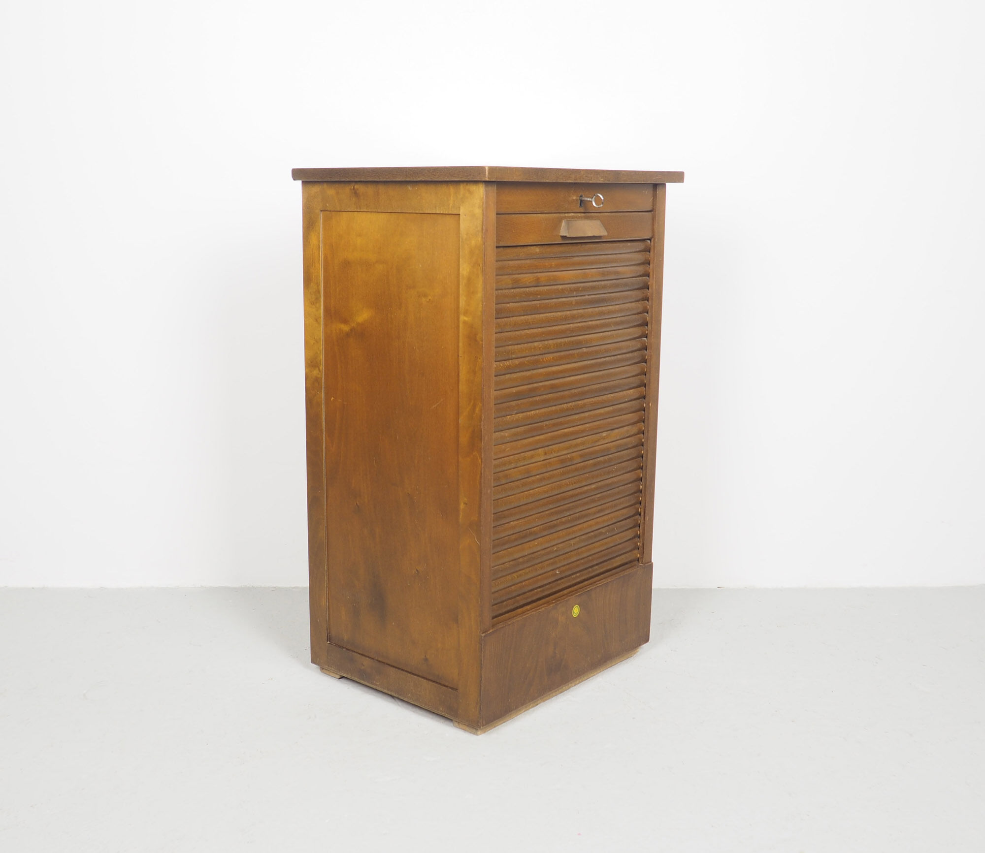 1950's wooden filing cabinet