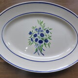 Oval serving dish from the Badonviller factory, Francine model 200870