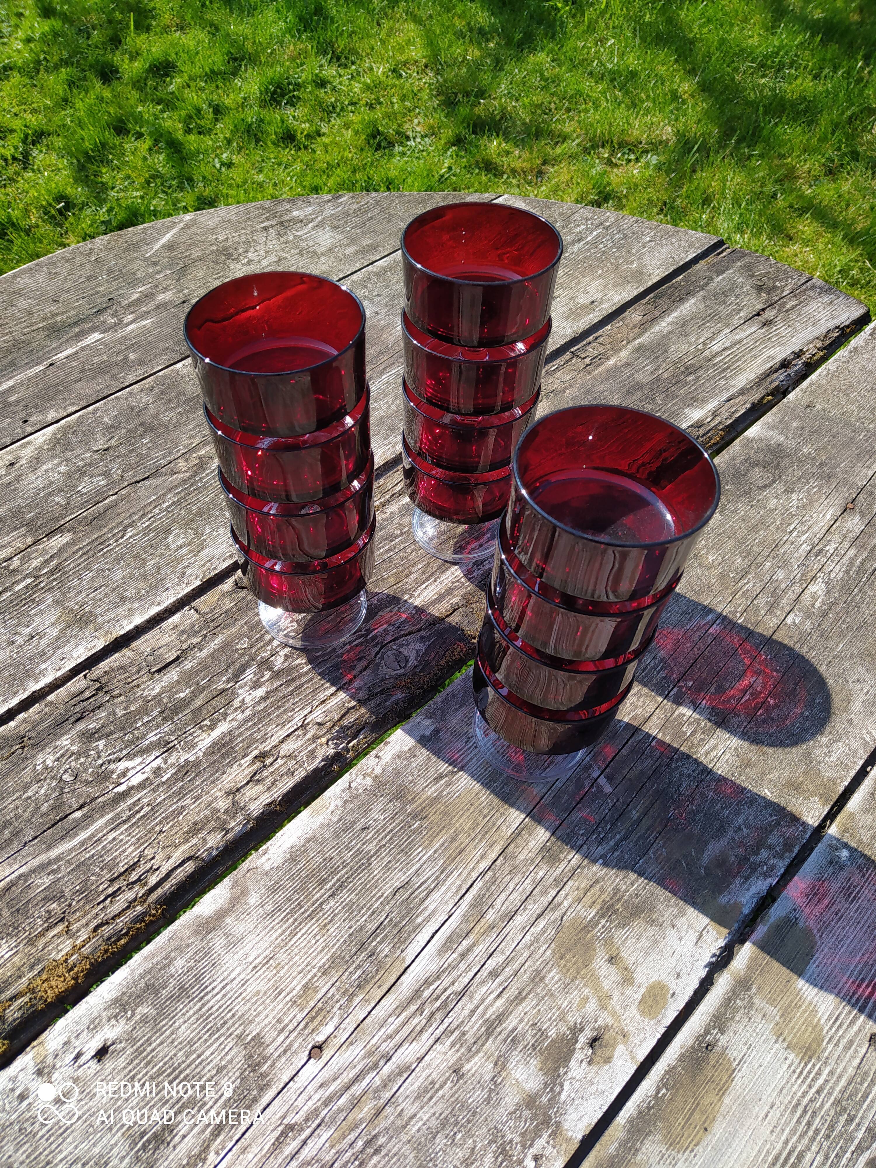 Lot de 12 coupes a dessert vintage Luminarc