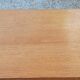 Curtained filing cabinet in golden blond oak 2 columns from the 1950s