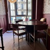 Chrome and leather chair