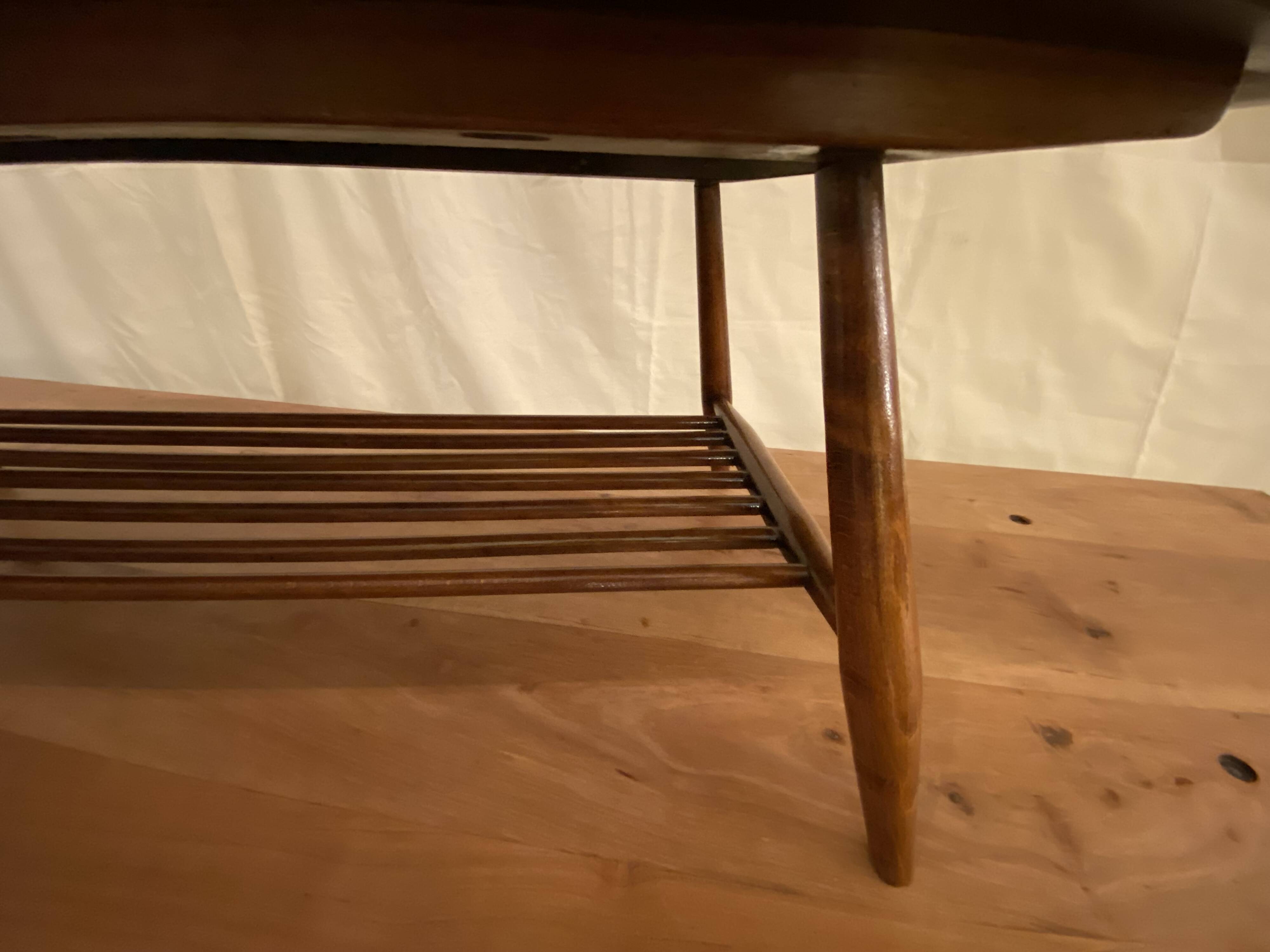 Scandinavian solid wood coffee table