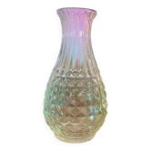 Beveled glass soliflore vase