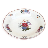 Large salad bowl with polylobed edges Earthenware Sarreguemines France Agreste model