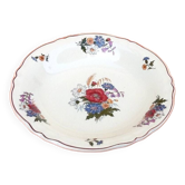 Large salad bowl with polylobed edges Earthenware Sarreguemines France Agreste model