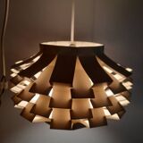 Beige metal pendant from the 1950s or 1960s.