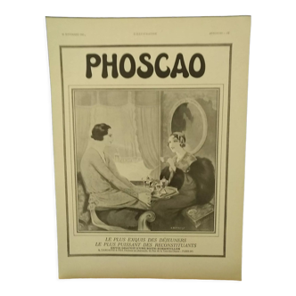 Publicité papier petit déjeuner Phoscao issue revue année 1931