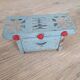Miniature metal gas stove, (toy from the 1950s)