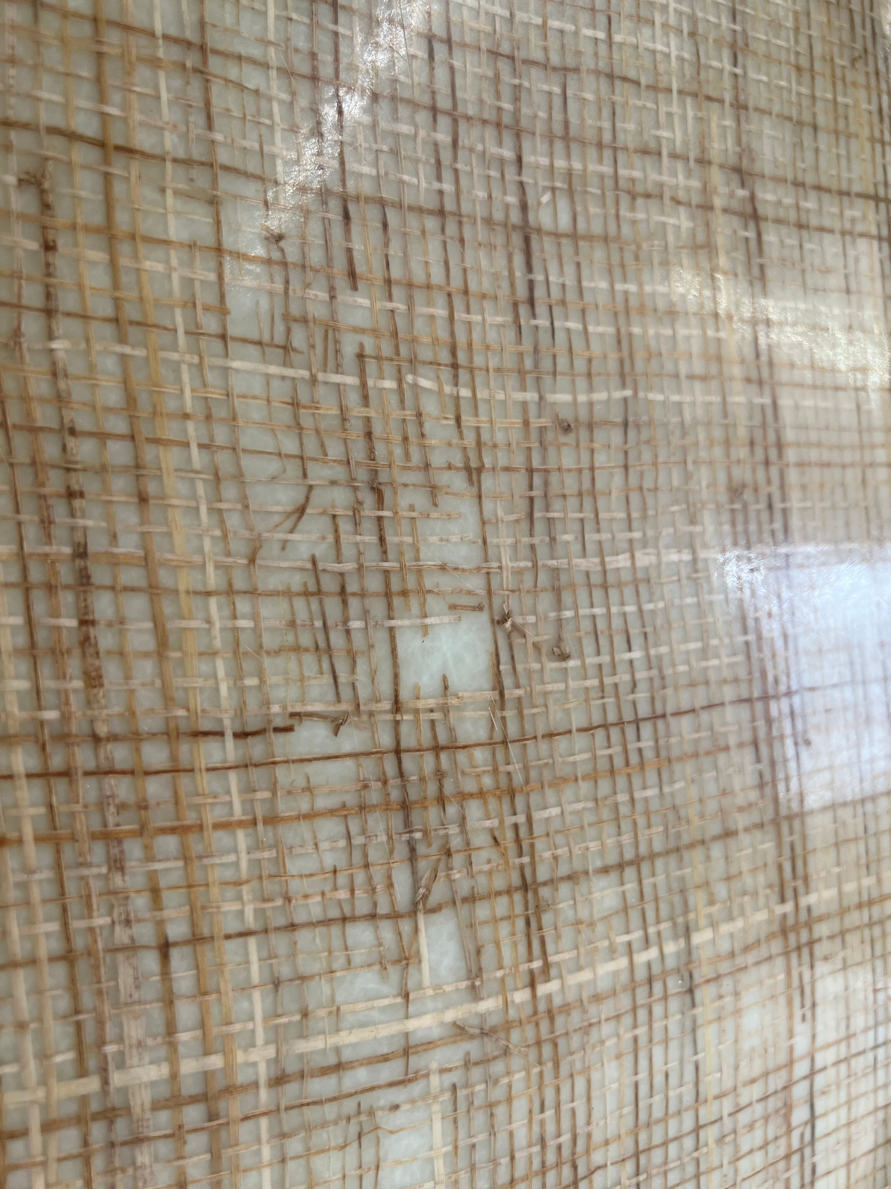 Fiberglass and wicker top