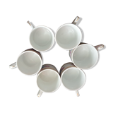 6 Chinese porcelain cups