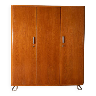 Wardrobe Cabinet, Vichr & Co., 1930s, Czechoslovakia