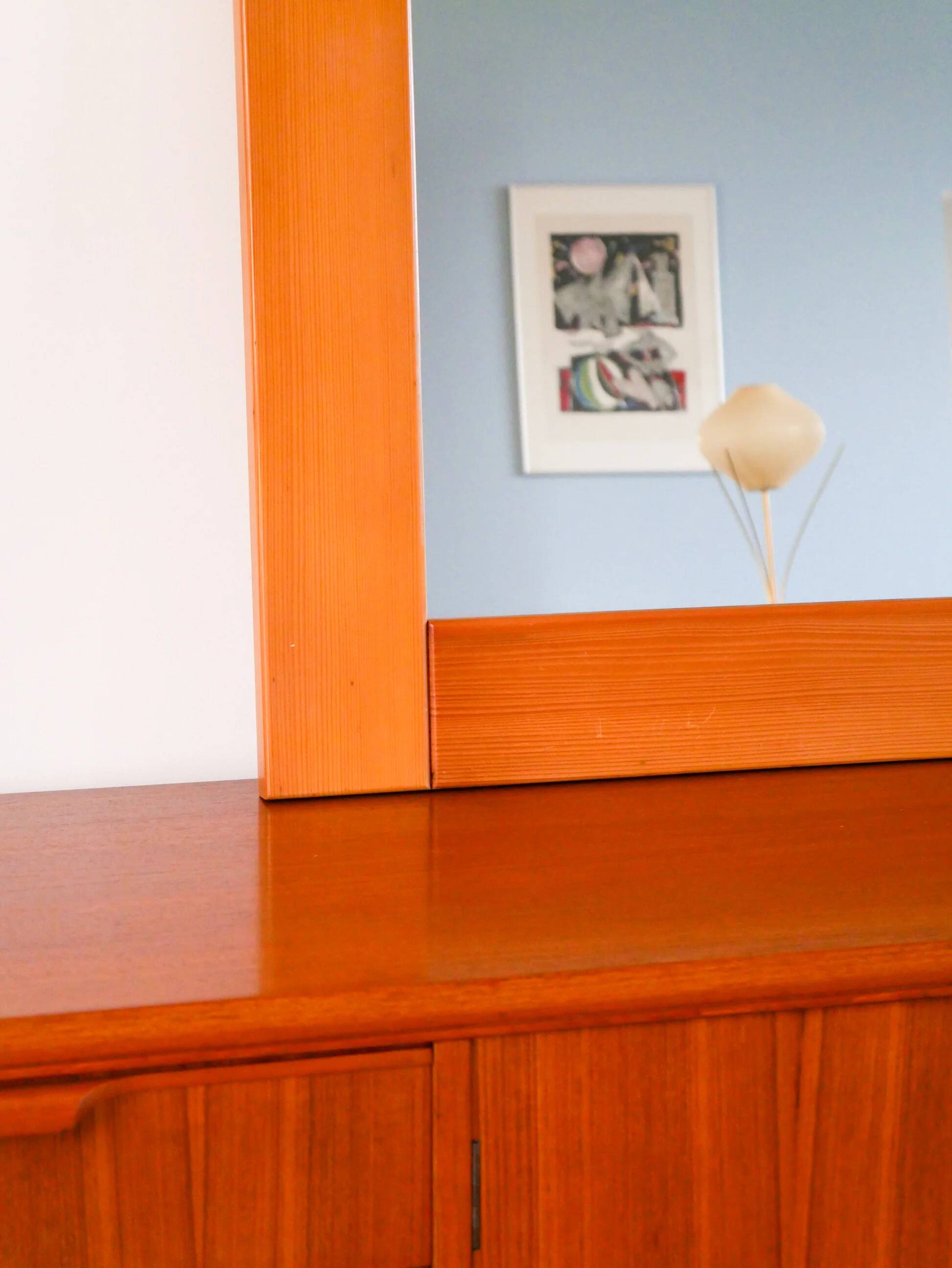 Large pine mirror, 1980