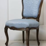 Louis XV Chauffeuse chair traditional trim