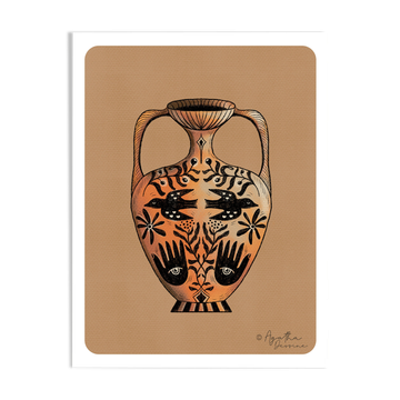 Illustration " Vase bird" A4