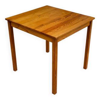 Scandinavian solid wood square kitchen dining table 75cm