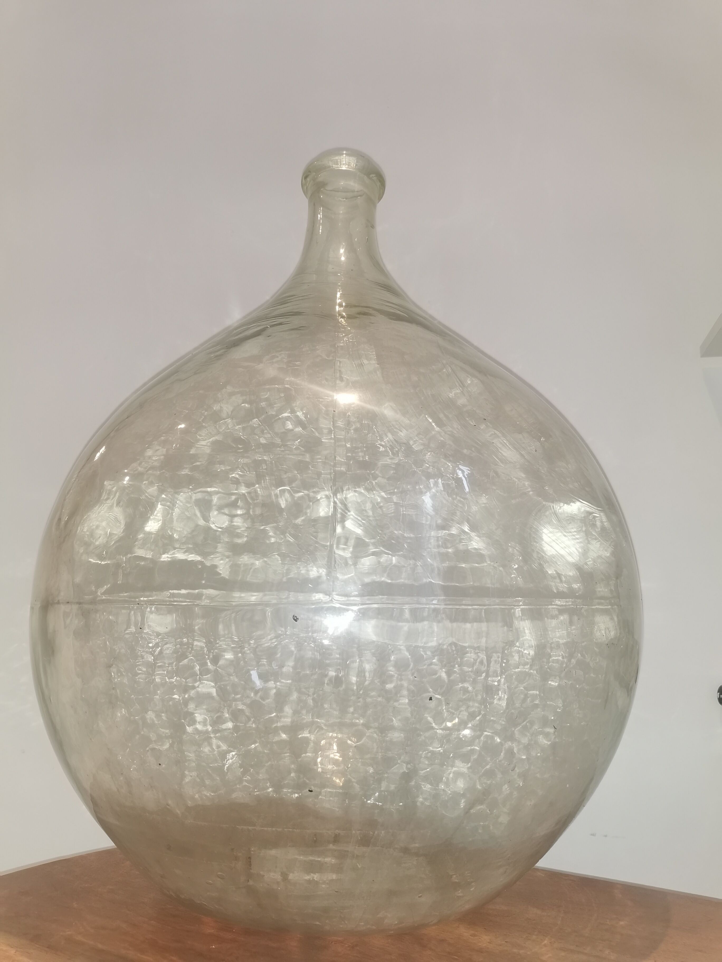 Demijohn 80l blown glass