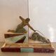 Sculpture of a woman with a greyhound