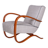 Paire de fauteuils H-269 restaurés, par Jindrich Halabala, UP Zavody, Tchèque, années 1930