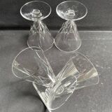 4 Wine glasses – Saint Louis Bossuet service size 10406