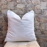 Berber zanafi square cushion cover - handmade - 100% wool and cotton - 45x45cm