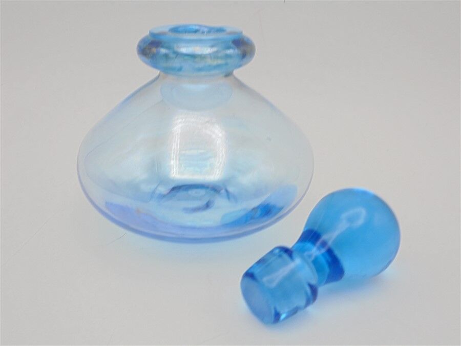 Blue glass bottle