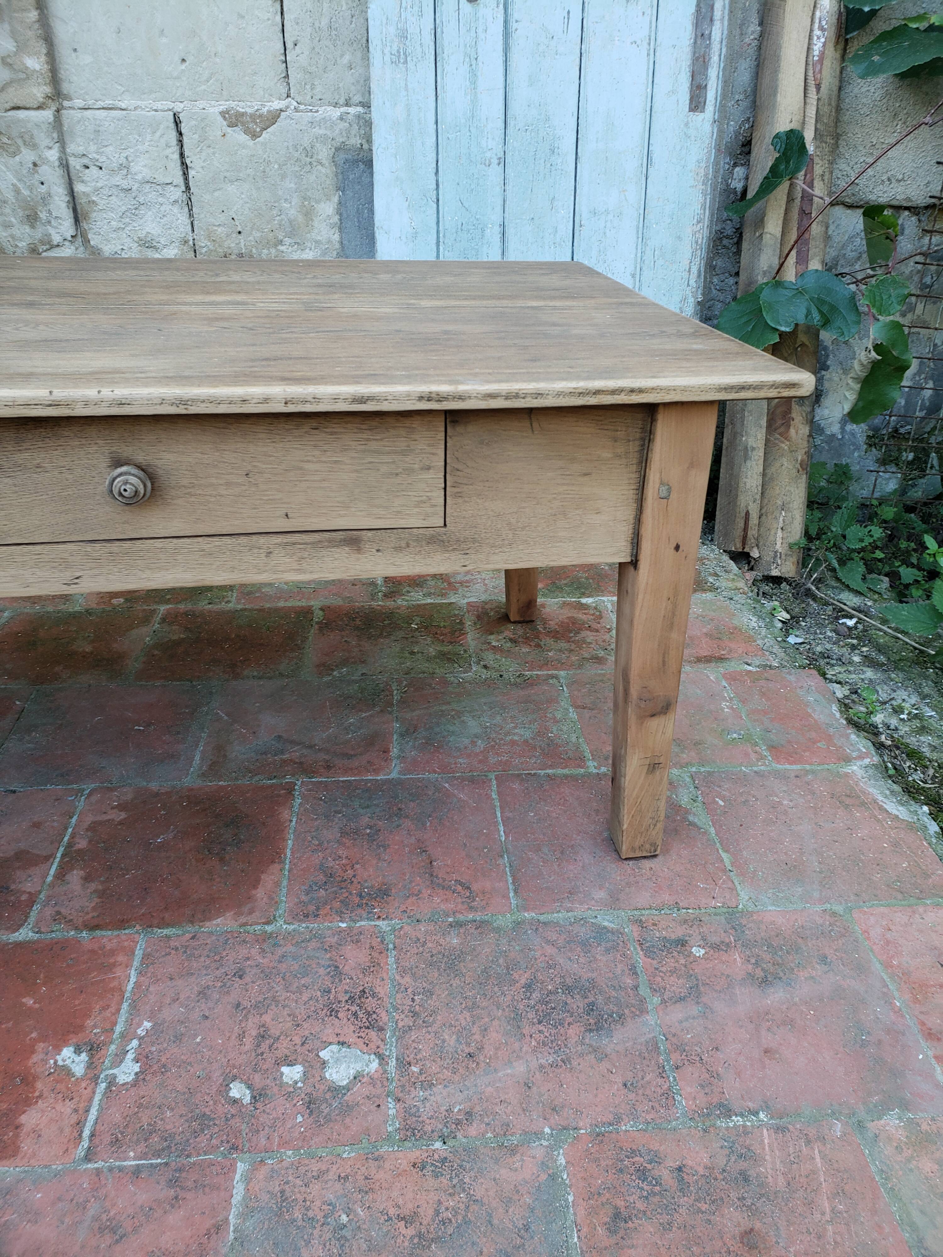 Farm table coffee table "langeais"