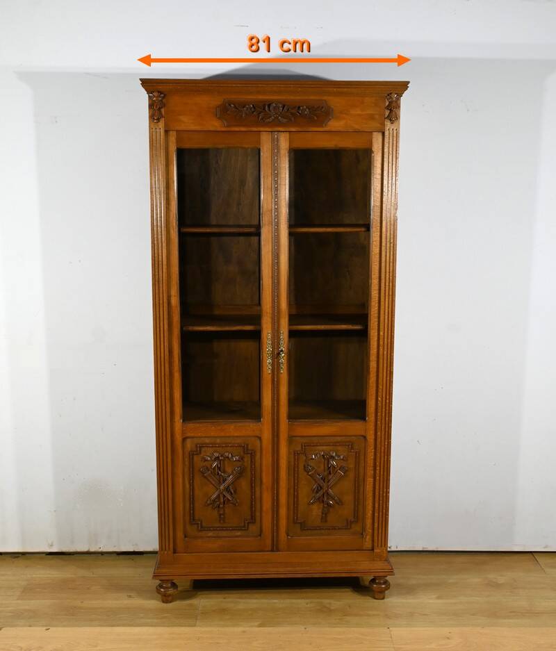 Stained beech bookcase – 1920
