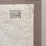 Rudolf MÖLLER, 1881-1967. Composition, 1918. Gouache and watercolour.