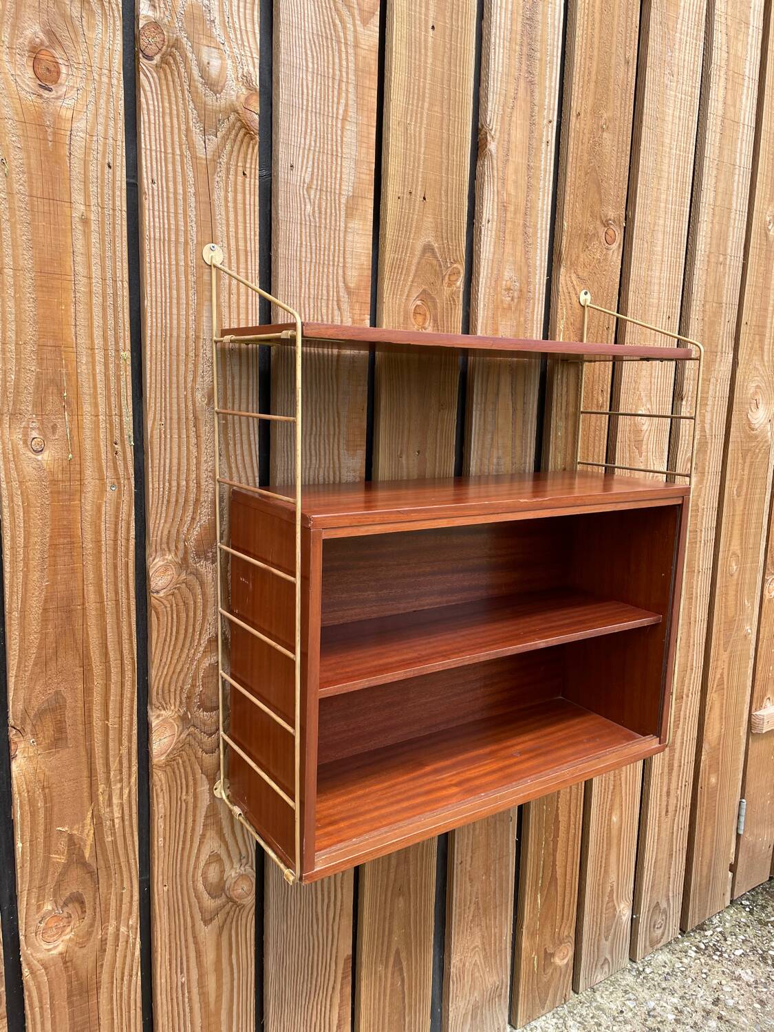 Système mural vintage en teck