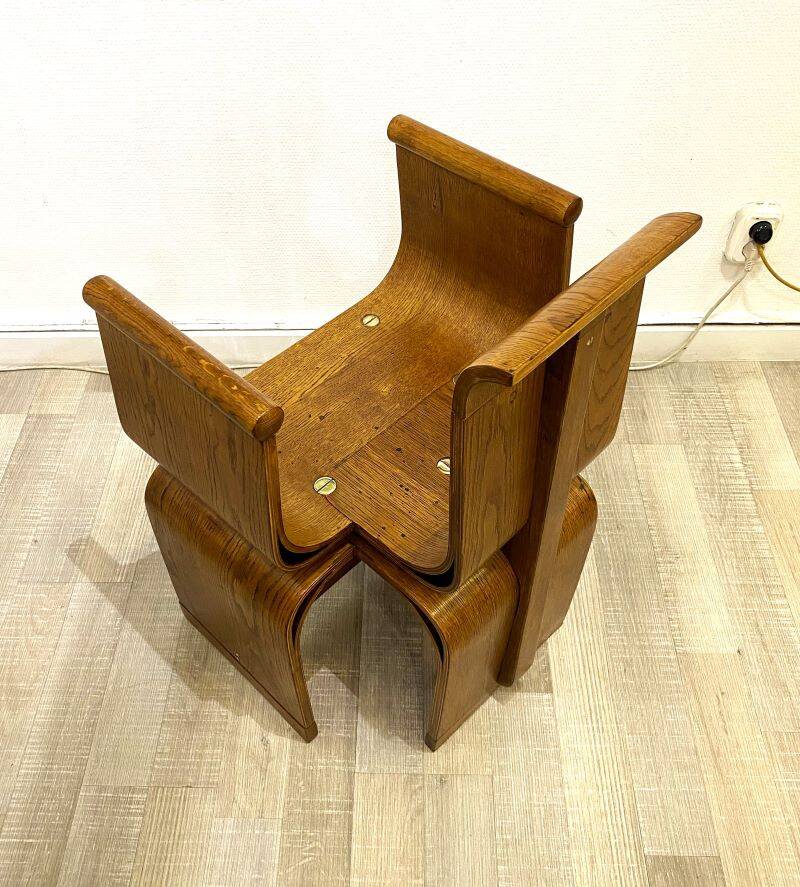 Tulip Design Bentwood Chairs