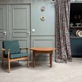 Table basse ronde à volets (rénovée)