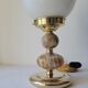 Onyx and opaline lamp