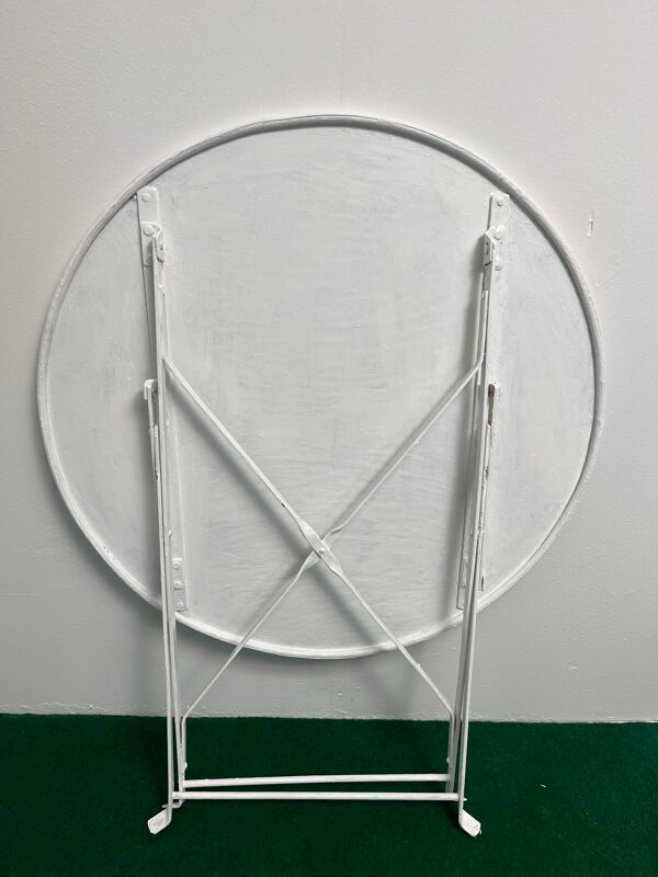 Salon de jardin fer forgé pliante année 50-60