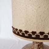 Openwork ceramic lamp, Stein Keramik, Germany, space age, 1960.