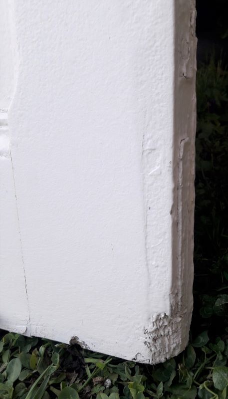 Communication door 82,5x216,8cm old molded