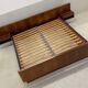 Danish Rosewood Double Floating Bed By Sannemans, 1970s.