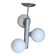 Pendant light, ball chandelier, sputnik 60s/70s vintage