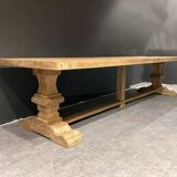 Spirito monastery table in solid oak - length 350 cm