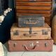 Lot of 3 vintage suitcases