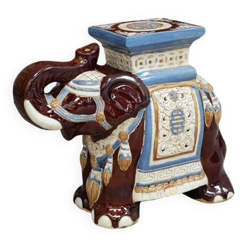 Porte plante éléphant 1980