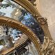 Oval mirror in the Napoleon III style