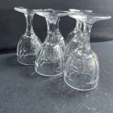 6 port glasses – Cristallerie de Nancy 1920-1934