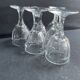 6 port glasses – Cristallerie de Nancy 1920-1934