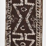 3x13 unique anatolian vintage runner rug,101x398cm