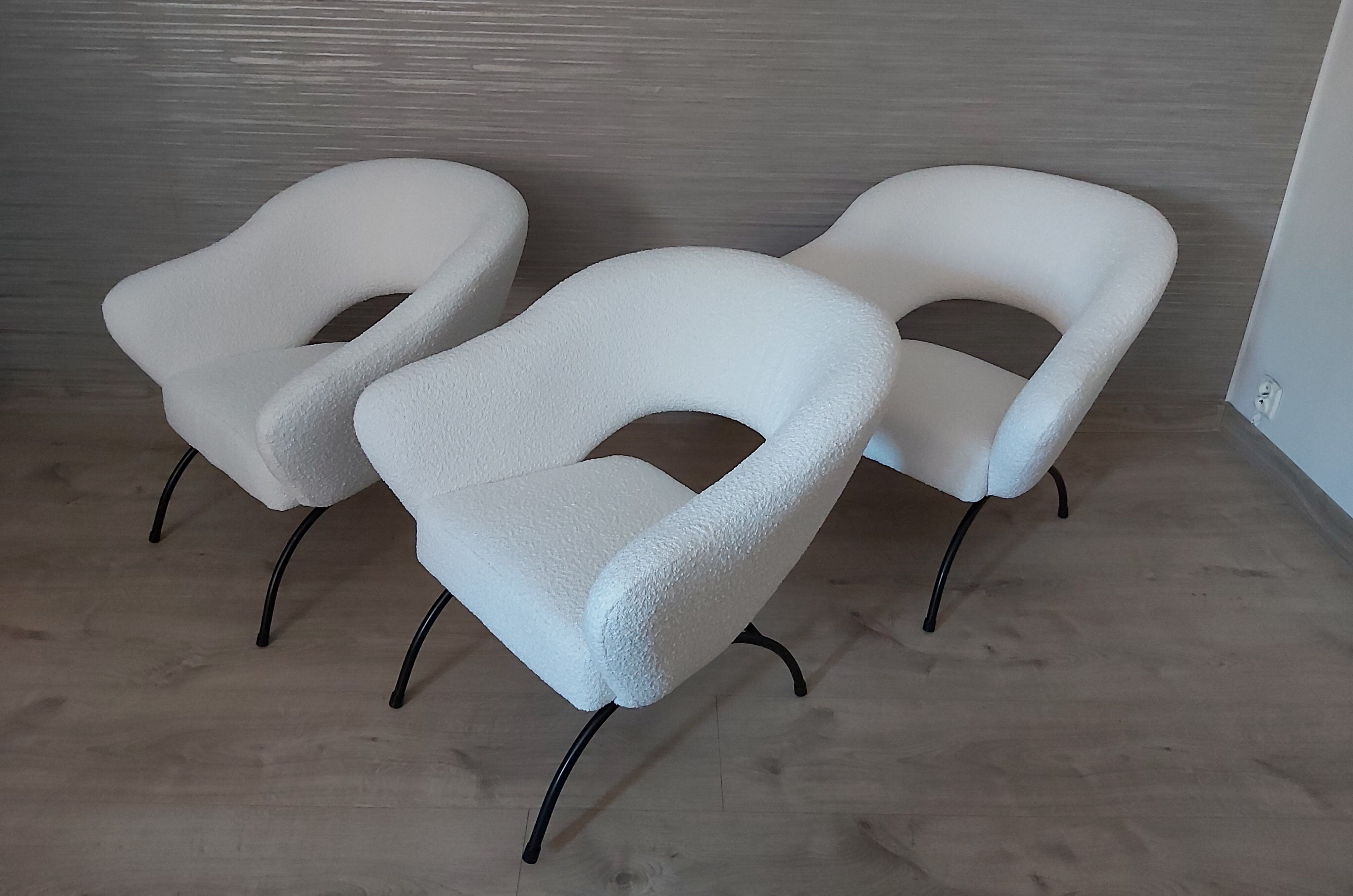 A set of four armchairs, Poland, 1960s