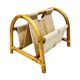 Vintage bamboo magazine rack – boho style / Mid-Century Modern, 1970s