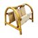 Vintage bamboo magazine rack – boho style / Mid-Century Modern, 1970s