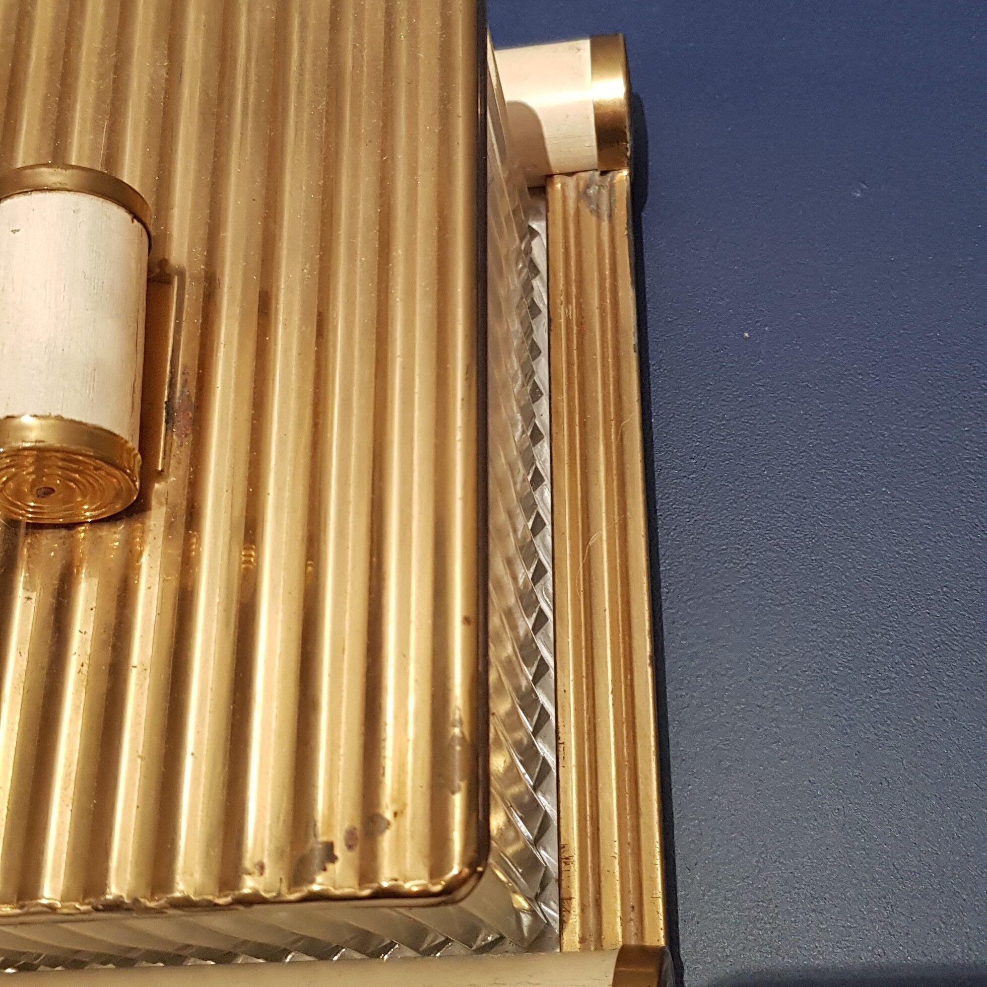 Butter on mirror tray