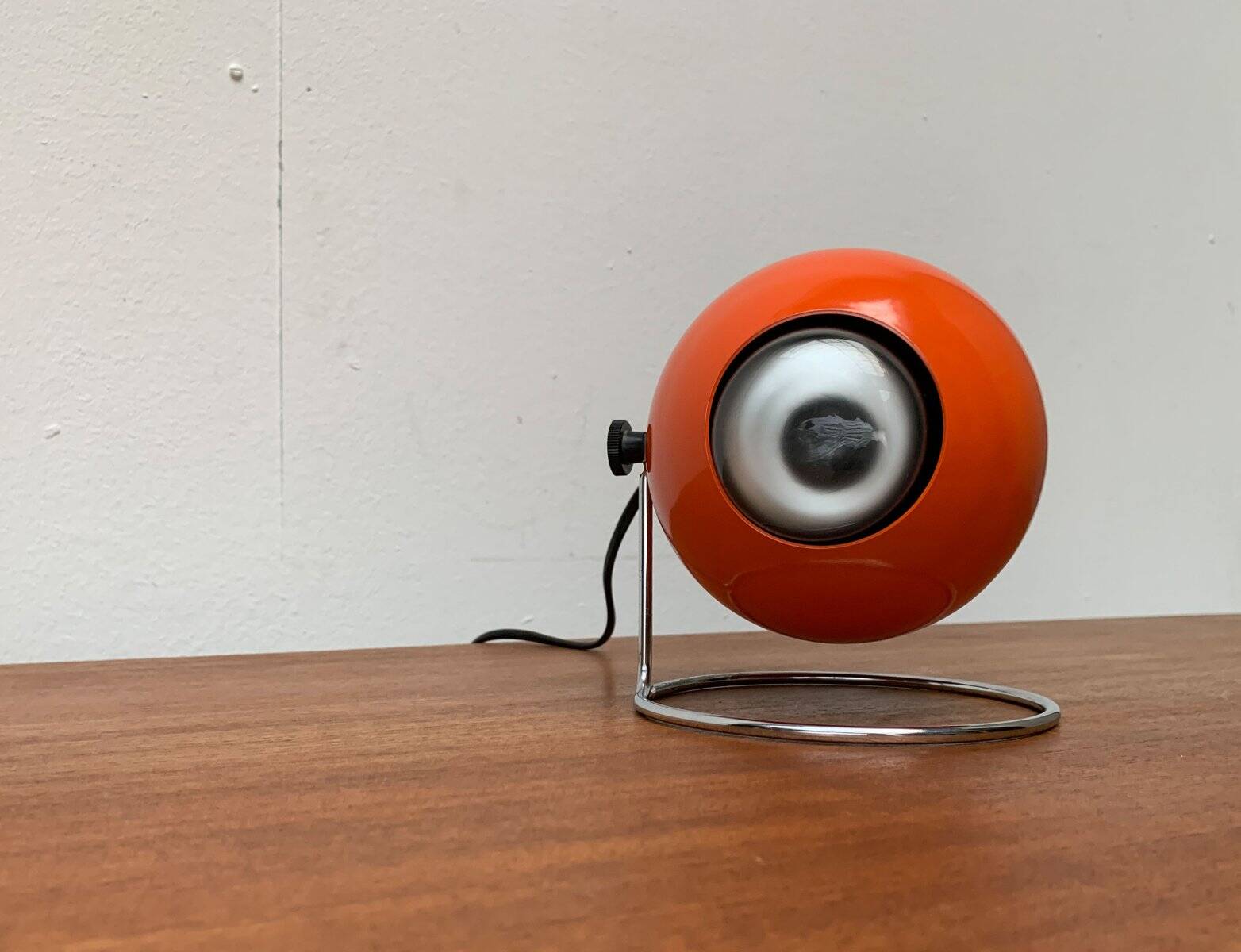 Mid-century space globe table lamp by Erco, 1970s.